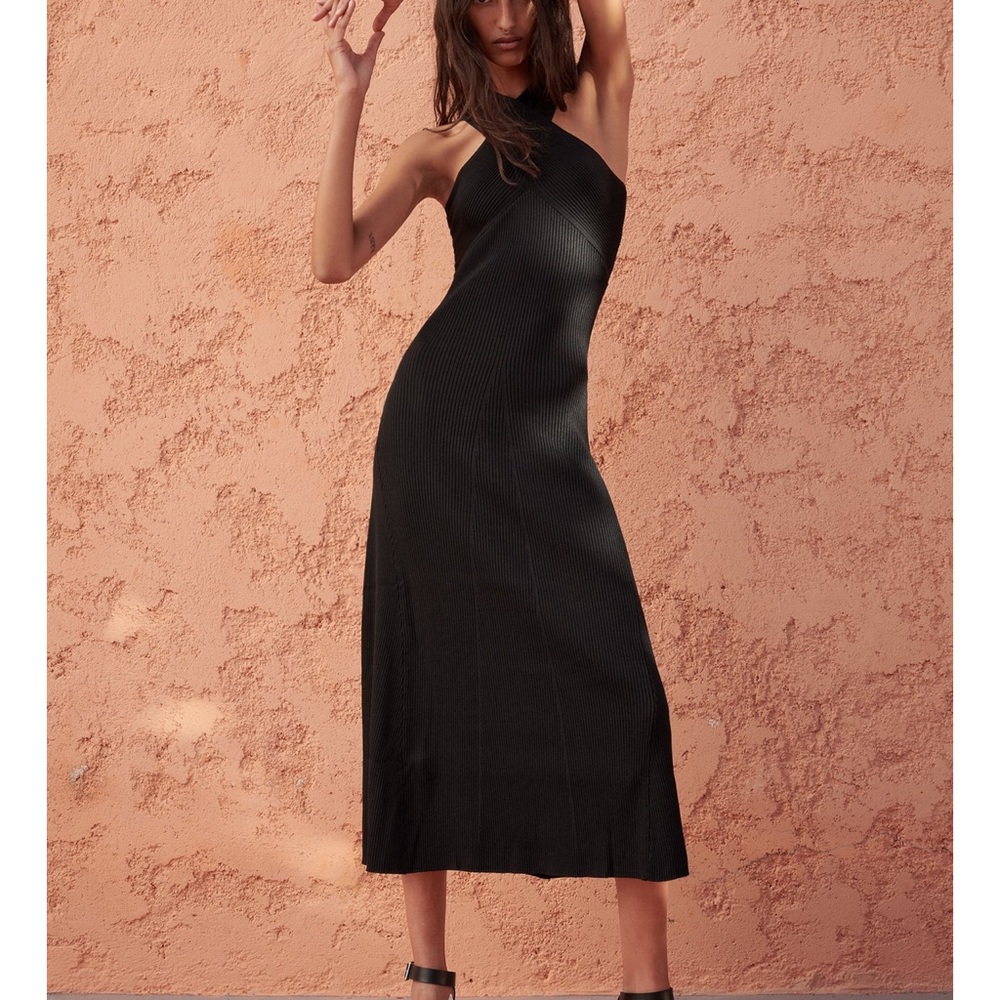 Zara Knit dress with crossed straps